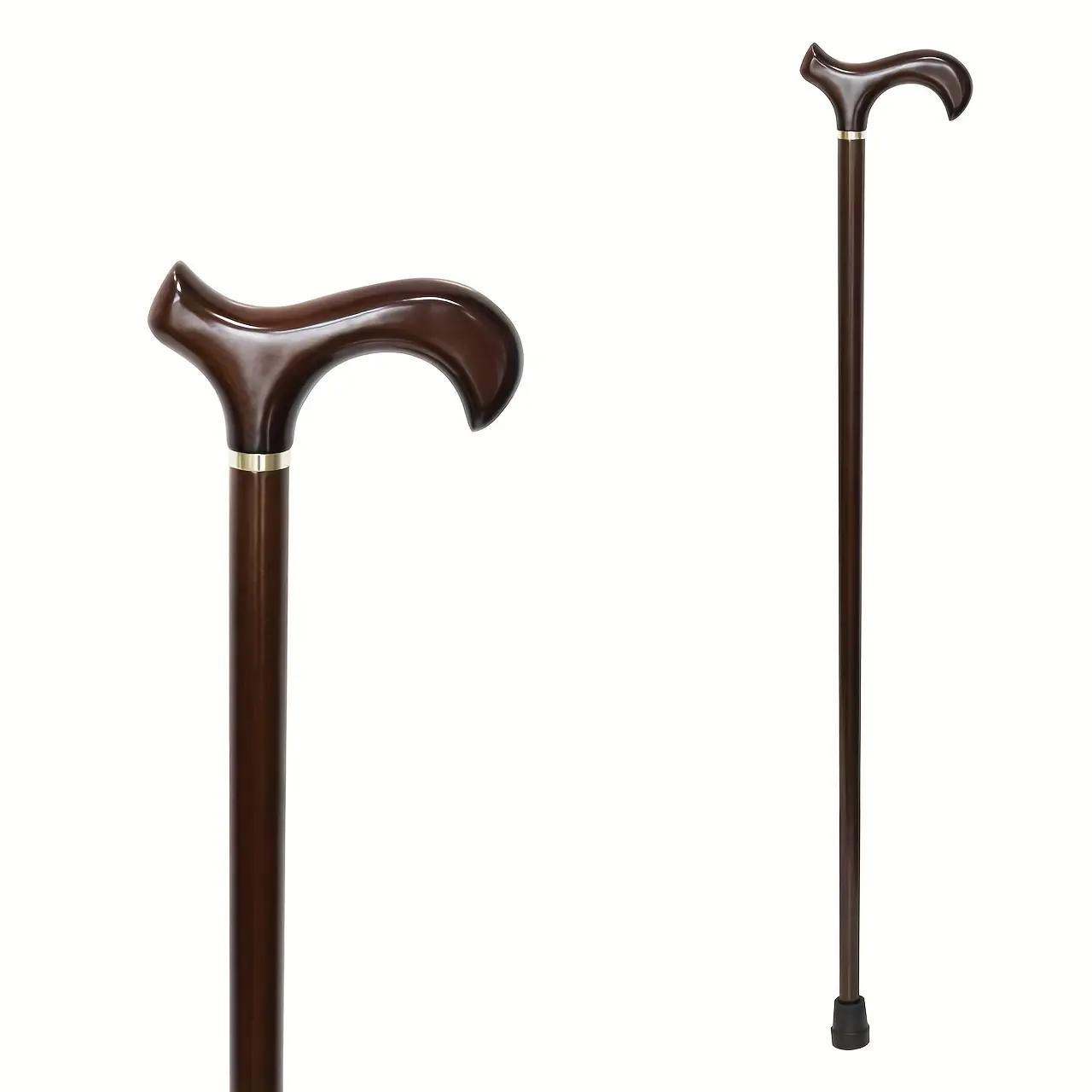 Hand-Carved Beech Wood Cane - Heavy-Duty Supports 500 Lbs, Lightweight ElegantStick Suitable for Seniors, for Men & Women-ldeal for Balance, Walking Aid, Perfect forGifts (Hand-Carved for Durability) Adjustable Collapsible Cane