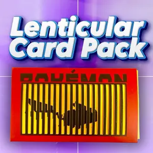 Lenticular Card Envelope - 1 Unique Anime Lenticular Card!