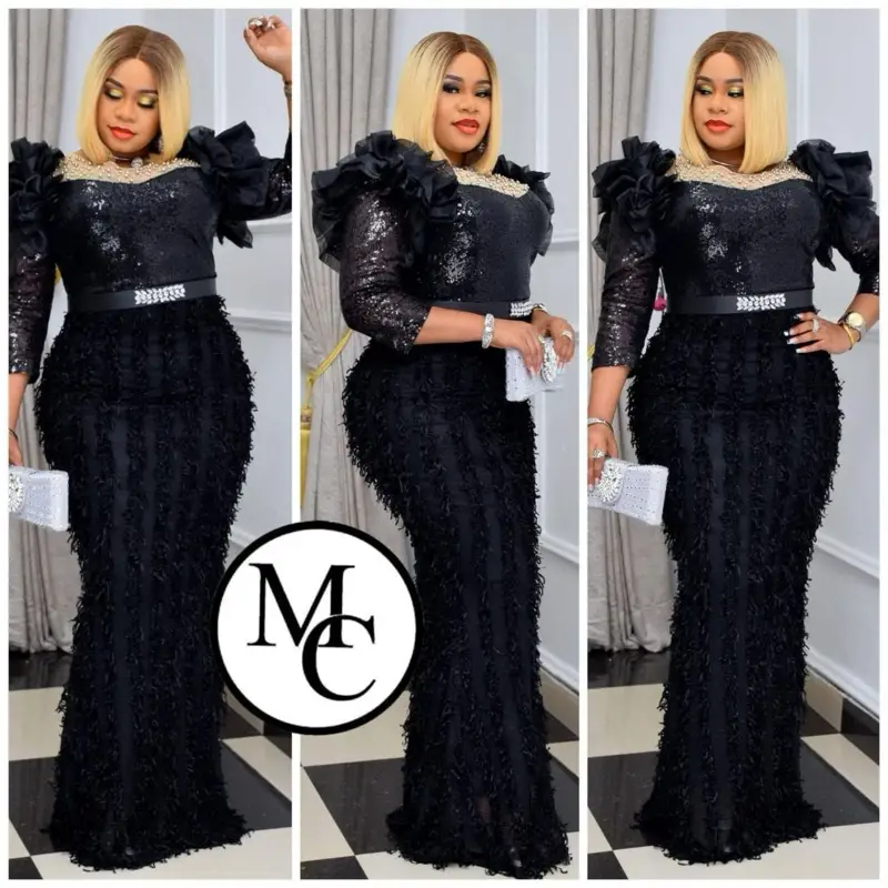 Elegant Turkey Party Dress, Available in Black, Brown, and Yellow Color, Maxi Length Formal Wear for Women Comfort Style