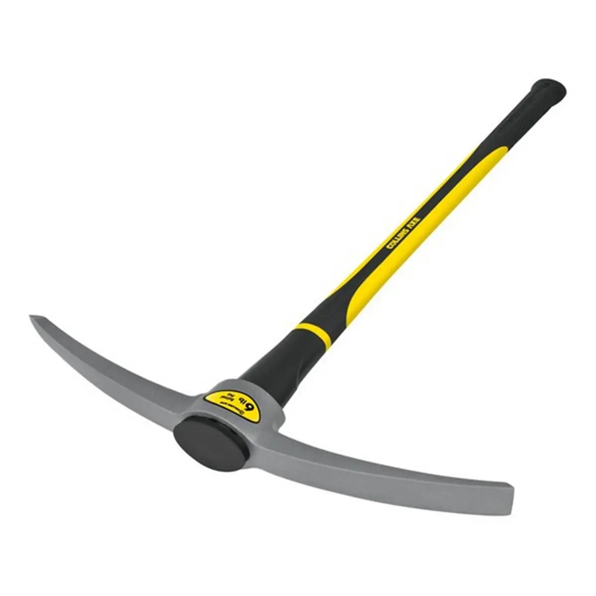 212 MAIN Collins ZP-6FD-C 6 lbs Clay Pick, Fiberglass Handle, Long Length Hand Tool, Hand Tools