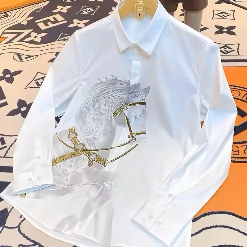 Camisa de caballo pedrería fina Camisa de caballo pedrería fina