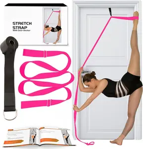 Stretching Strap With Door Anchor - Stretching Equipment to Improve  Flexibility - Splits Trainer For Home Ideal In Ballet, Dance, Cheerleading, Taekwondo, Yoga, Pole Dancing & Gymnastics