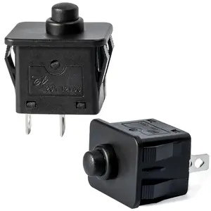 2 Pcs 12volt 6volt 2Pin Plunger Type Power Wheel Foot Pedal Switch Accelerator Gas Pedal for Kids Ride on Car, Kids Electric Cars Replacement Ride on Toys Parts