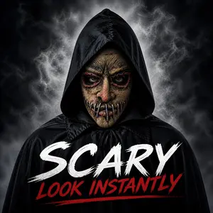 Scary Halloween Half Mask for Cosplay Party, Adult Costume Face Mask with Elastic Strap, Creepy Horror Design, Skeleton Mask