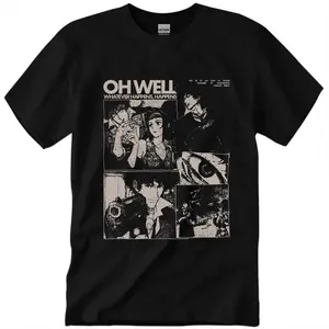 Cowboy Bebop T-Shirt Vintage Anime Merch Soft Cotton Unisex Retro Anime Tee Shirt Anime Graphic Tee Anime Fan Gift Gift for Him Gift For Her Vintage Y2K tshirt