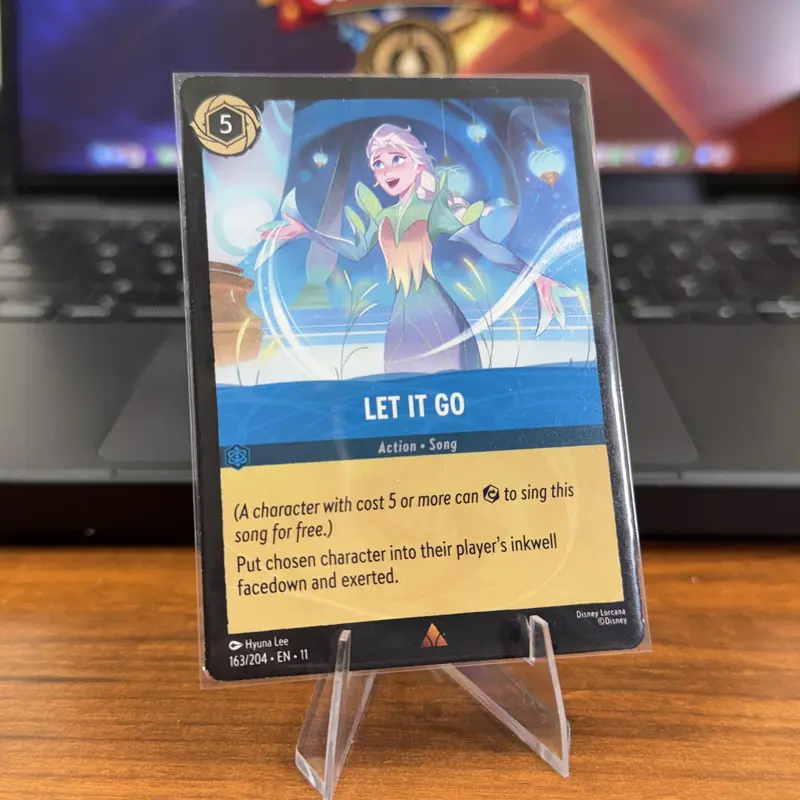 let it go lorcana card Let it Go 41 P1 Promo Case | Lorcana