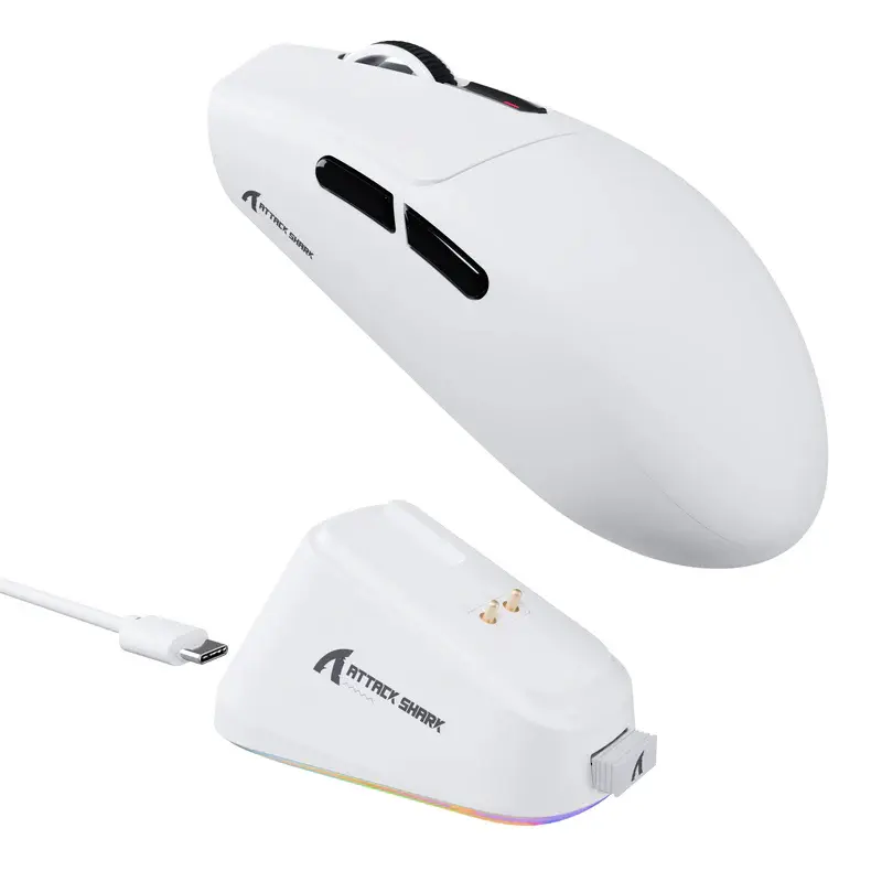 MAMBASNAKE×ATTACK SHARK G3PRO Tri-mode Wireless Gaming Mouse with Charge Dock 25000 DPI Ultra Lightweight