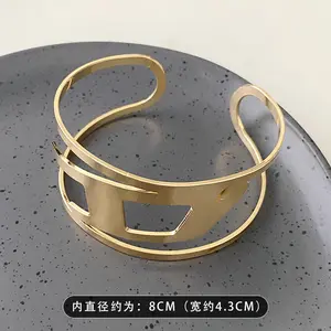 Silver Wide Cuff Bangle for Women, Minimalist Open Cuff Bracelet, Chunky Statement Jewelry for Daily Wear & Party