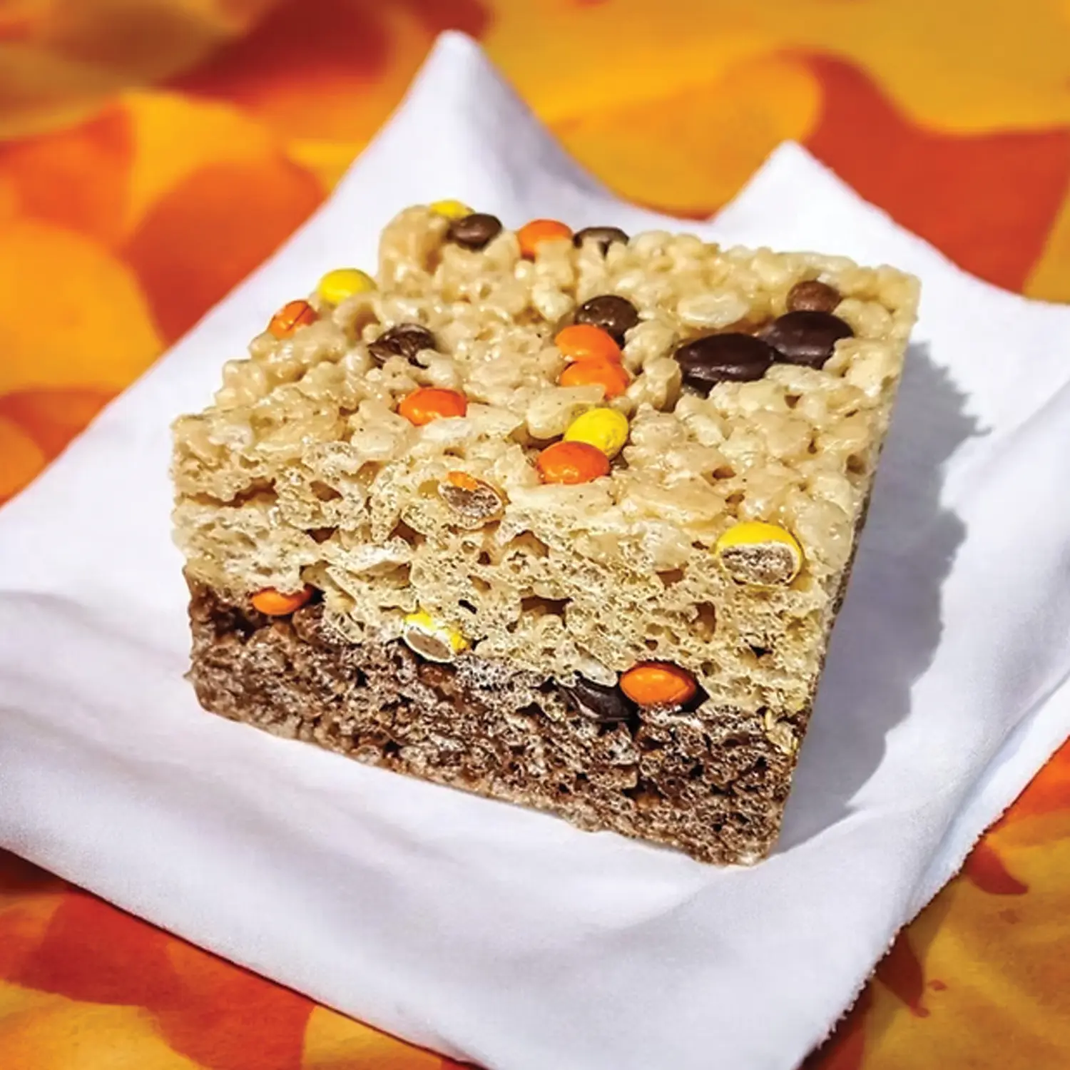 Reese's Pieces Rice Crispie Treat from Carrie's Crispies Reese's Pieces Rice Crispie Treat from Carrie's Crispies