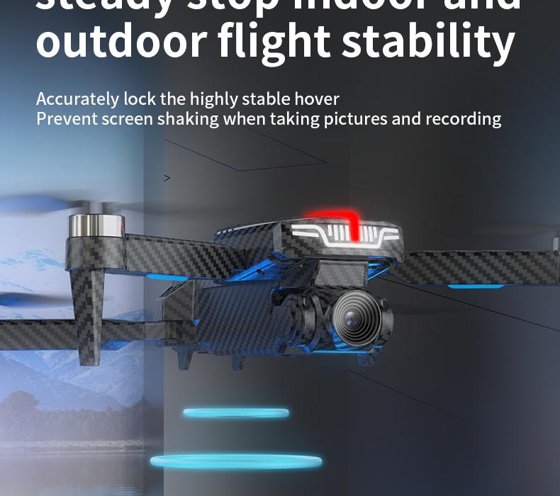 Aerial Drone C13s Pro 2026 - GPS Positioning, 4K UHD EISCamera, 5G WiFi FPV, Brushless Motors, Optical Flow Hover,Intelligent Obstacle Avoidance, Auto Return, 360° Stunt Roll,Two Batteries