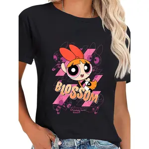 100% Cotton CN The Powerpuff Girls Blossom Moves T-Shirt