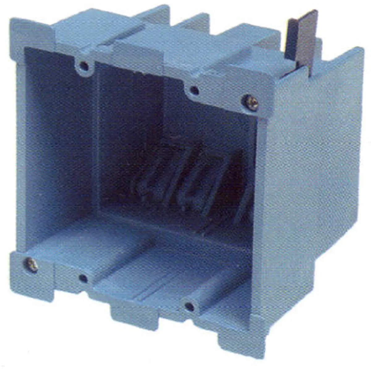 Thomas & Betts BH234R 2-Gang Old Work Super Blue Thermoset Box - Rigid, 8 Cable Clamps, Shape-Retaining, Flex-Resistant, 0.47 Lbs, 2 Mounting Tabs, 34 cuin Capacity, 6.25x6x3.5 in (Sailing Water Sports Accessory)
