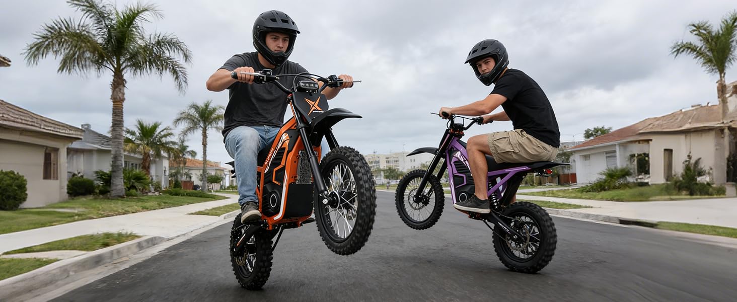 ESKUTE NOVA X Electric Bike ,4000W Power , 40° Climbing with 2849 Certified 48V 22.8Ah Removable Battery, Full Suspension Hydraulic Brakes, 60 Miles Rang Mountain Off-Road for Teens Adults ebike