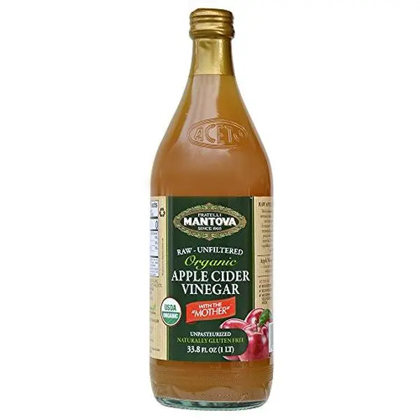Raw-unfiltered Organic Apple Cider Vinegar with "The Mother" 34 Oz (Pack of 1) USDA Certified Organic – All Natural Ingredients, Great for Cooking, Salad Dressings, Marinades, Versatile Pantry Essential for Your Wellness Routine