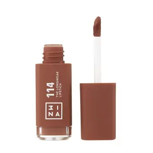 The Longwear Lipstick - 114 Terracotta Brown by 3INA for Women - 0.20 oz Lipstick