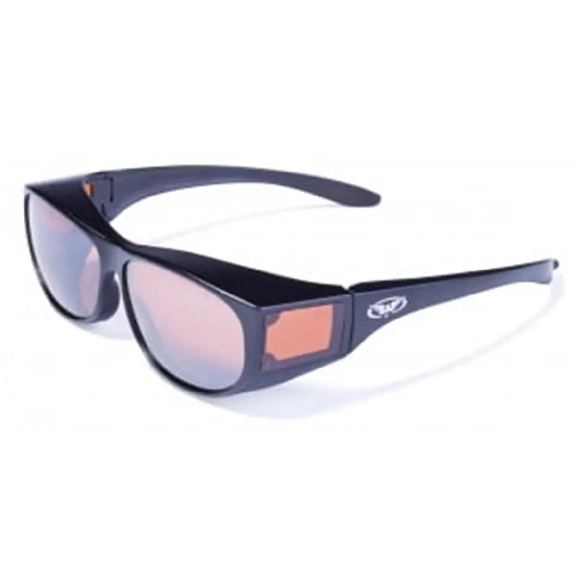 212 MAIN Unisex Safety Glasses - ANSI Z87.1-2010 Standards, Shatterproof Polycarbonate, Black Driving Mirror Lens, Lightweight Aerodynamic Design, Wind-Proof, UV400 Filter for Hunting, Outdoor Recreation