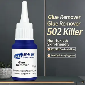 Efficient Gel Remover, 20g Acetone-Free Formula, Quick Dissolve, Ideal for Nail Art & Removal, Available in 1/3/5/10 Packets