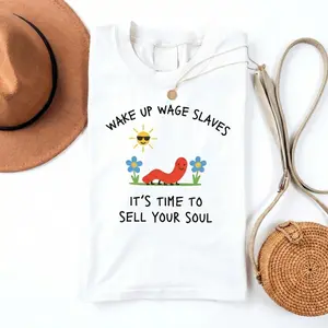 Office Humor Caterpillar T Shirt Inspire Motivation and Fun Wake Up and Promote Sales