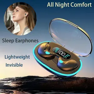In-ear Design Wireless Earphone, Earbuds with DigitalDisplay Charging Case, Bluetooth- compatible Sleeping Earbuds for Sports, GamingRunning,Swimming,Waterproof Sports Earphone