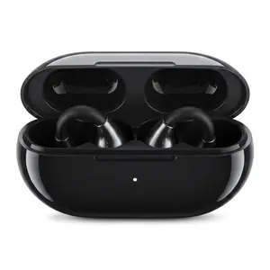Clip-On Open Ear Wireless Earbuds, Deep Bass Bluetooth Headphones, Pain-Free Comfort, Long Battery Life Sweatproof for Sports, Noise Isolating Mic for Calls, Universal for Phone Laptop, 2026 TikTok Viral