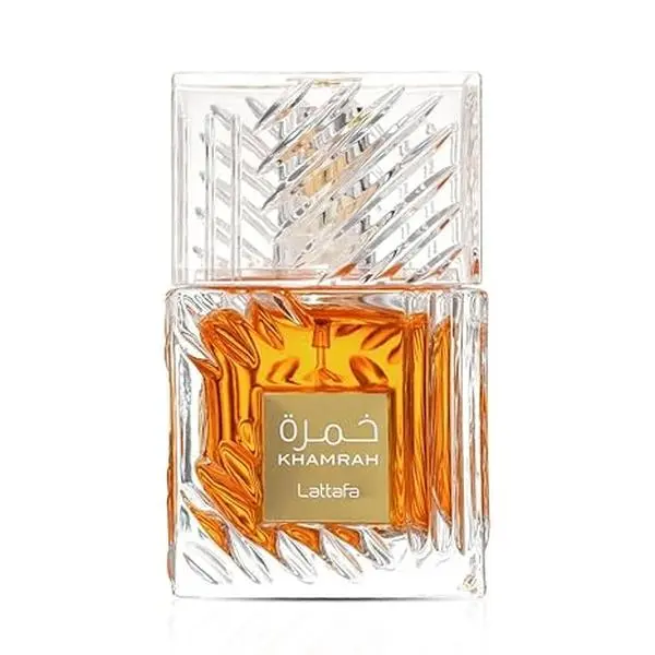 Lattafa Khamrah - Vanilla, Warm Spicy, Amber, Cinnamon - Eau de Parfum Long-Lasting Fragrance for Unisex, 3.40 Ounce / 100 ml | Unisex, Long-Lasting Fragrance, 3.40 Ounce / 100 ml