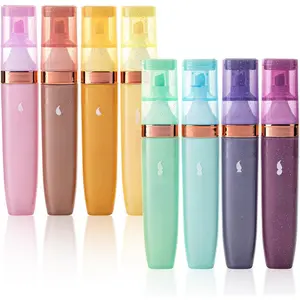 - Glitter Highlighters, 8 Pack, Pastel and Metallic Colors, Chisel Tip, Highlighters Glitter Highlighter Markers, Sparkly Highlighters Aesthetic Highlighters, Sparkle Highlighters