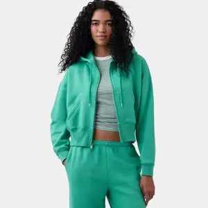 GAP VintageSoft Wedge Zip Hoodie