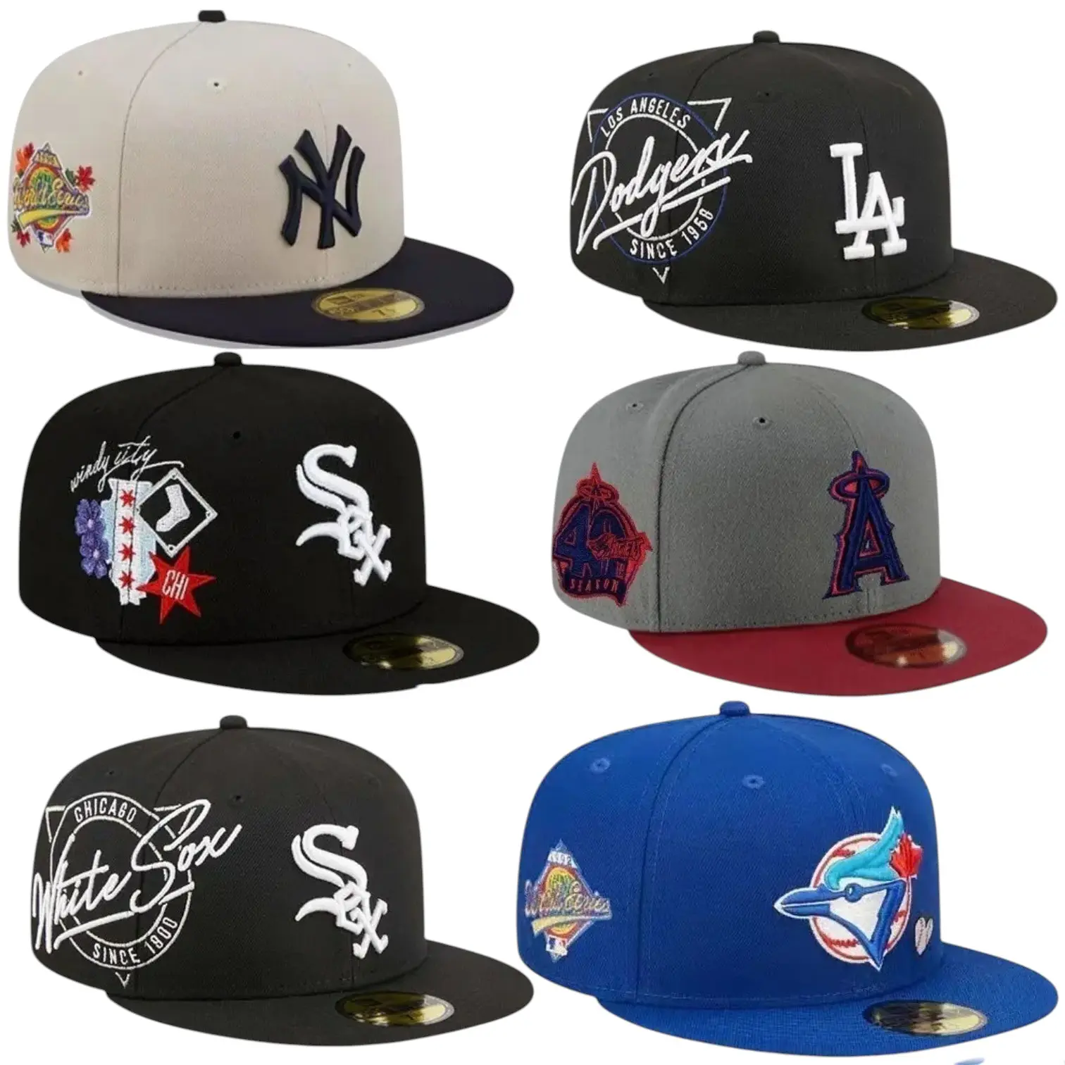 2027 NEW ERA 59FIFTY MLB Baseball Hat National Teams Fitted Snapback Los Angeles Dodgers New York Yankees Boston Red Sox Hats Cap Caps Hat