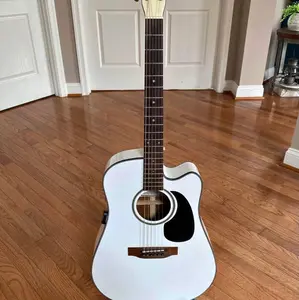 Rare Color Variant Sigma Acoustic Guitar 6 String SE-18WH