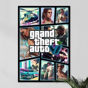 GRAND THEFT AUTO GTA GAMING POSTER