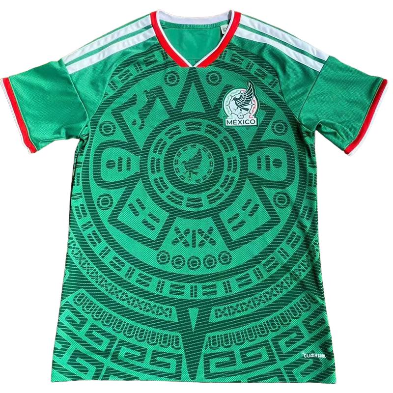 （S-4XL) 2025/2026 Mexico Home Customize Short Sleeve Football Jersey Shirt
