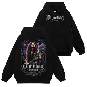 [HellRider Shop] Limited Dimebag Darrell Panteras #92 Hoodie T-Shirt Sweatshirt, Retro Vintage Unisex Graphic 90s Cotton, Gift For Heavy Metal, Rock Y2K Streetwear