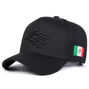 Unisex Mexico Eagle Label Baseball Caps Mexican Flag Hip-hop Net Hats Adjustable Casual Caps All Season Outdoor Men and Women