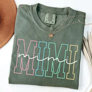 Comfort Colors Mimi Shirt, Cute Mimi Shirt, Gift for Mimi, Grandma Gift, Grandmother Shirt, Grandma Gigi Tee, Mother's Day Gift
