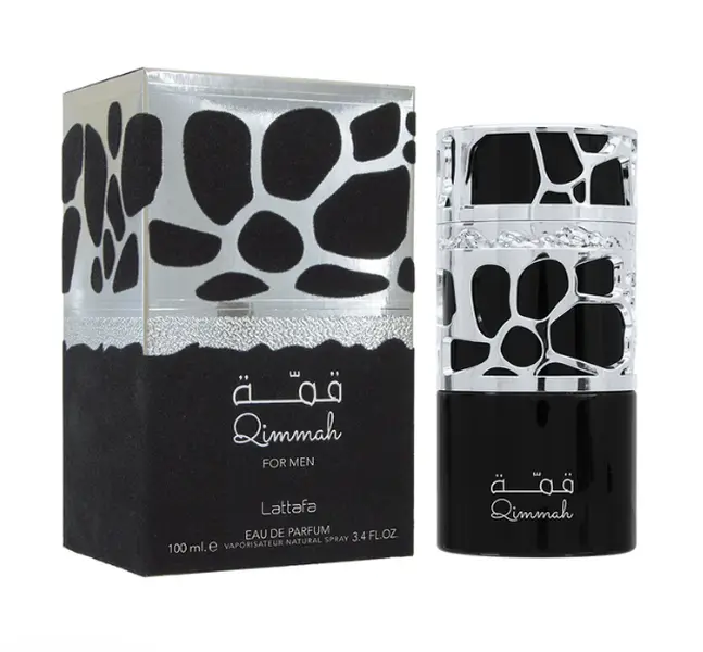 Lattafa | Qimmah | For Men | Men's Fragrance | 100 ML - 3.4 OZ | Eau De Parfum | Cedarwood - Musk & Amber