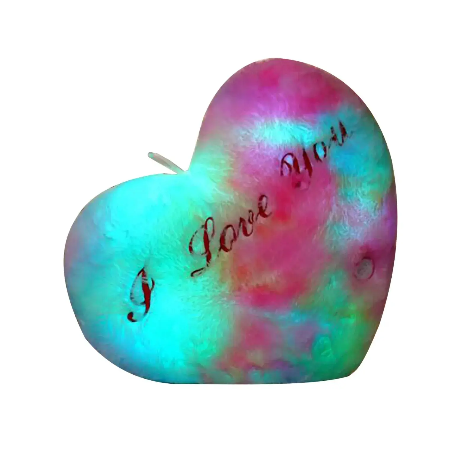 Glowing Heart Pillow