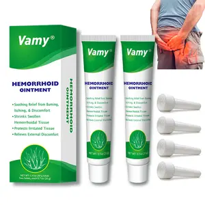 VAMY Organic Aloe Soothe Hemorrhoid Cream-Gel (1.4oz) with Lidocaine & Phenylephrine, Natural Healthcare Therapeutic Ointment for Pain Relief, Swelling & Itching, Daily-Apply Healing Solution for Sensitive Skin Repair,summervibes