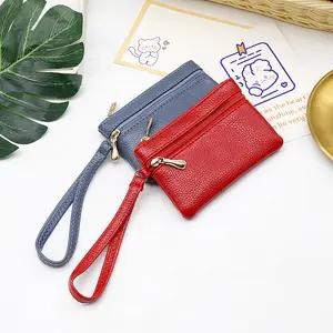 Women's Wallet Coin Purse Credit Card Holder, Casual Plain Design, Dual Zipper Handbag, All Season Accessory, Double Zipper Purse