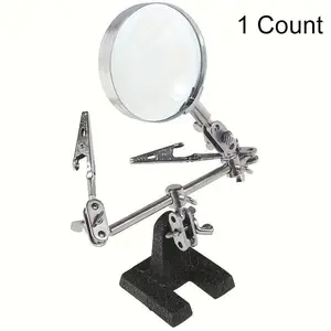 Electronics Repair Assistant Clamp Magnifier, Circuit Board Soldering Iron Stand, Pcb Fixing Bracket, Essential Tool for DIY Electronics Repair