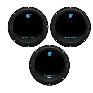 Planet Audio 10" 1500W Dual 4 Ohm Voice Coil Car Audio Power Subwoofer (3 Pack)