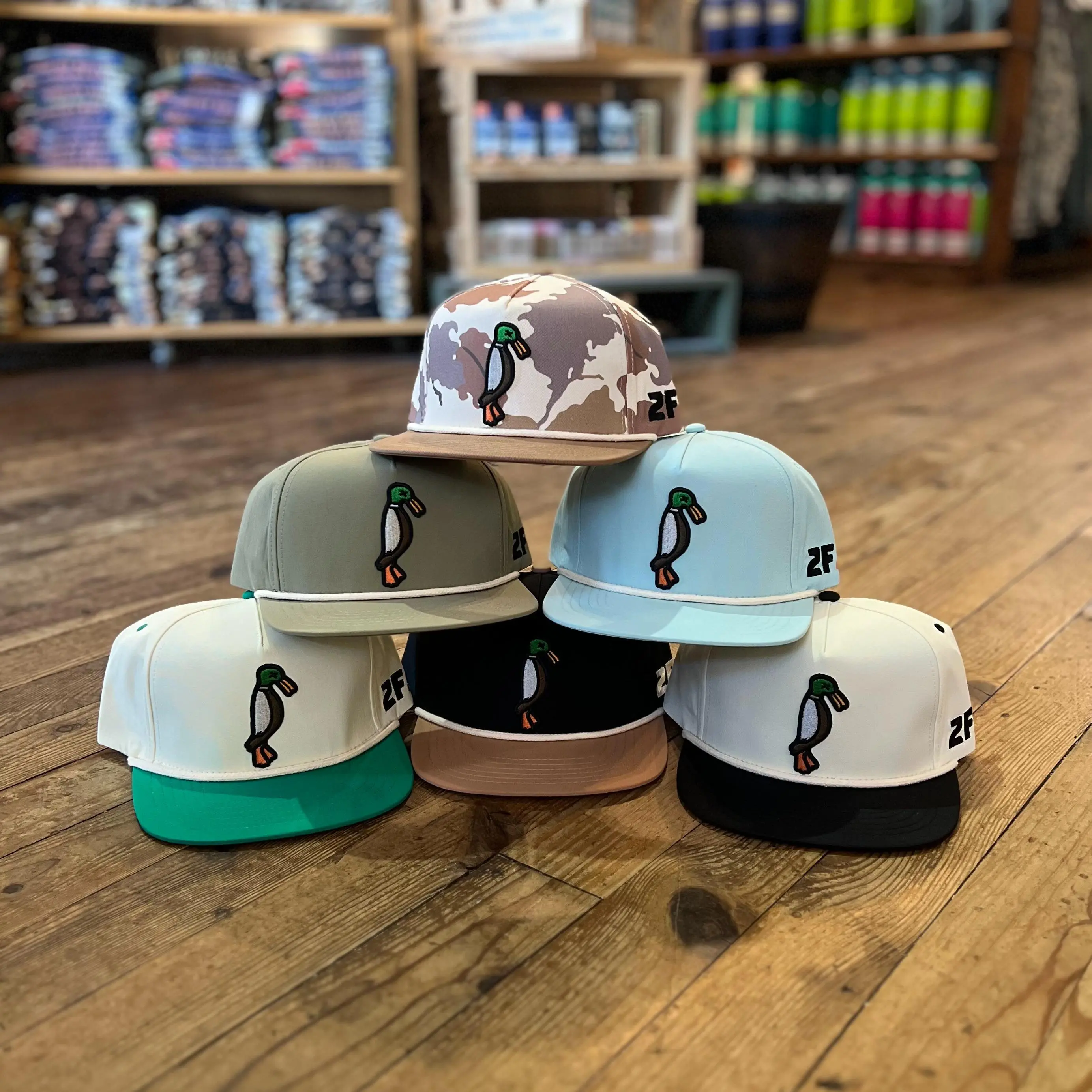 2F.7 Hunt Duck Rope & Snapback Trucker Hats | 24.7 Hunt Casual Hat