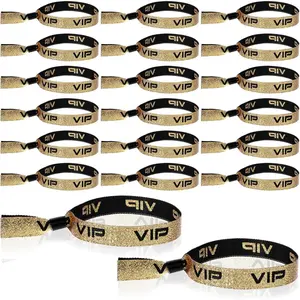 20 count Vip Wristbands, Cloth Wristbands  Wristbands Event Bracelets, Gymnastics Wristbands Admission Wristbands for Concert Wedding Fairs Club Entrance Festivals Supplies Wrist