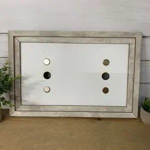 Interchangeable Whitewashed Frame (for large 17.5" x 11.5" size signs)