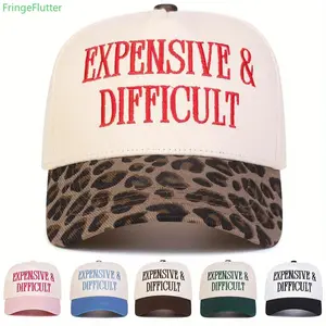 Unisex Letter Embroidered Patchwork Baseball Cap Five-sided Hat Outdoor Adjustable Sunscreen Leisure Hat Spring Autumn Travel Tourism Beach Vacation