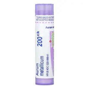 Boiron Aurum Metallicum 200CK, Stress Relief, Approx 80 Pellets