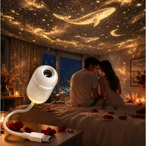 Starry Sky Projector, Aesthetic Home Decor Galaxy Piece, Cozy Sleep Aid for Kids, Relaxing Ambient Bedroom Setup