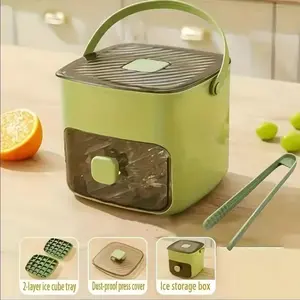 Portable 48-Cube Ice Maker Mold, Food-Grade Large Capacity Ice Tray, Easy Press Ice Cube Mold, Home Use Ice Making Tool, Ice Storage