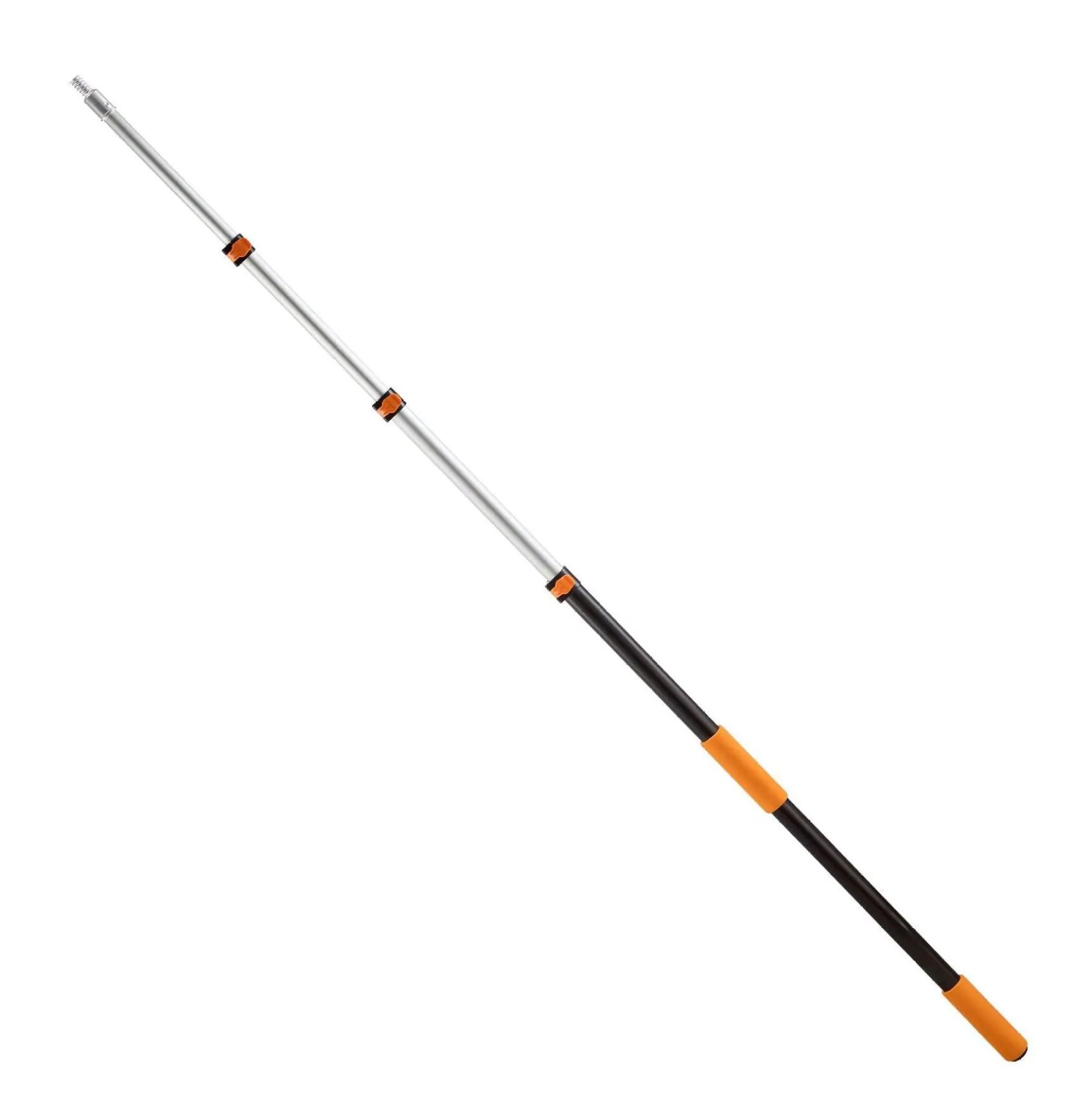 Telescopic Extension Pole, 3.8-12 FT Extendable Pole, Aluminum Alloy Paint Pole, Flip-Lock Design, High Reach Cleaning Pole, for Painting, Dusting Default