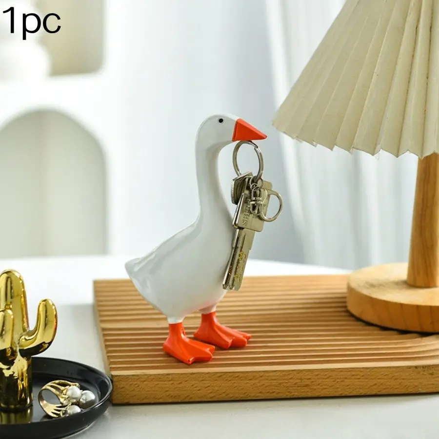 Cute Duck Key Holder, Entryway Decorative Magnet, Home Desktop Organizer, Easy Access Key Rack, Stylish and Functional