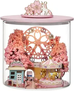 DIY Sakura Scenery Dream Bottle Kit with Cherry Blossoms - Toys & Hobbies Specialty DIY Supplies